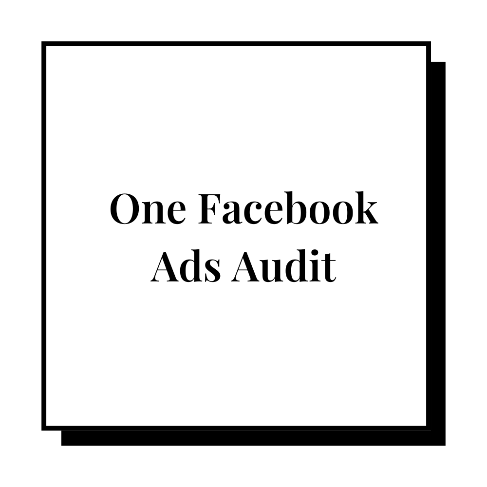 Facebook ads audit