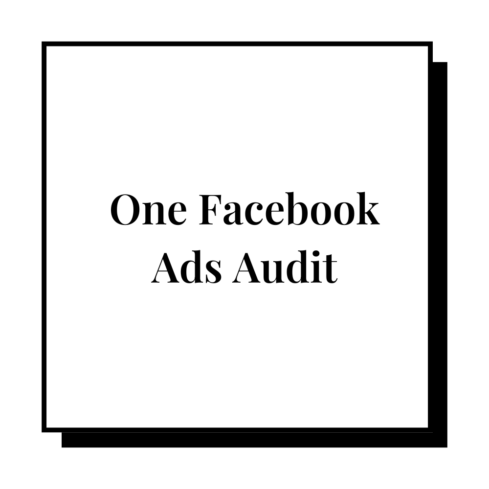 Facebook Ads Audit: Optimize Creative, Targeting, and Account Structure for Shopify Ads to Maximize ROAS and Improve Performance

